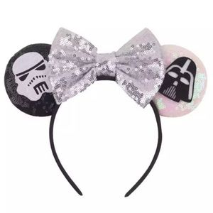 Sequin Star Wars Hairband with Bow